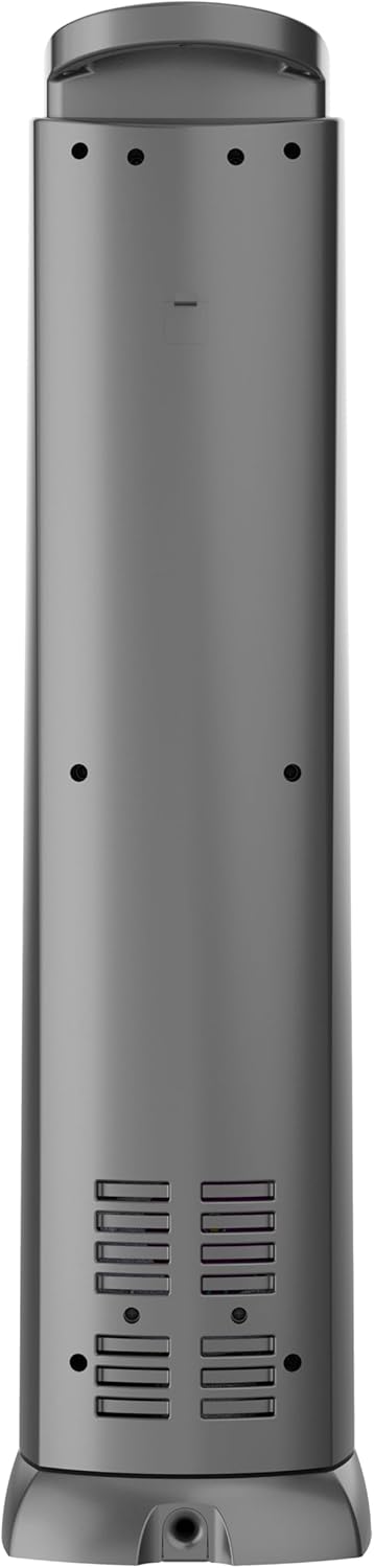 Lasko Oscillating Digital Ceramic Tower Heater for Large Rooms, with Adjustable Thermostat, Timer and Remote Control, 29 Inches, 1500W, Black, 5586