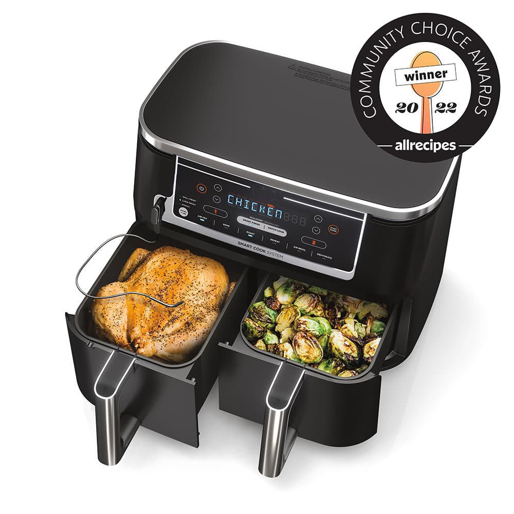 Air Fryer with 2 Independent Frying Baskets
