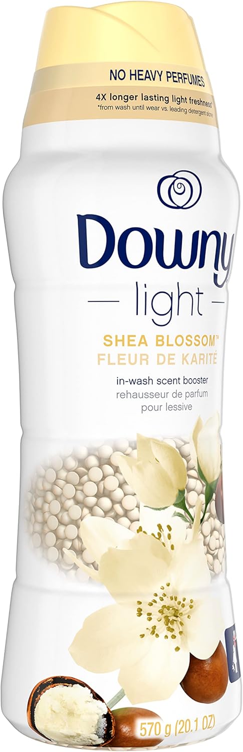 Downy Light In Wash Scent Booster Beads, Ocean Mist Scent, 24 oz, Downy Scent Booster Beads, Laundry Beads, No Heavy Perfumes