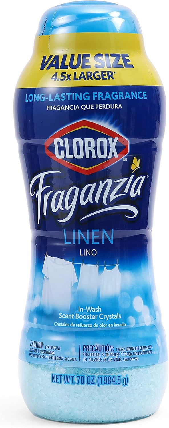 Clorox Fraganzia In-Wash Scent Booster Crystals in Ocean Scent, 18 Oz Twin Pack | Laundry Scent Booster Crystals | In-wash Scent Booster for Fresh Laundry in Ocean Scent 18 Ounce Twin Pack, 36oz