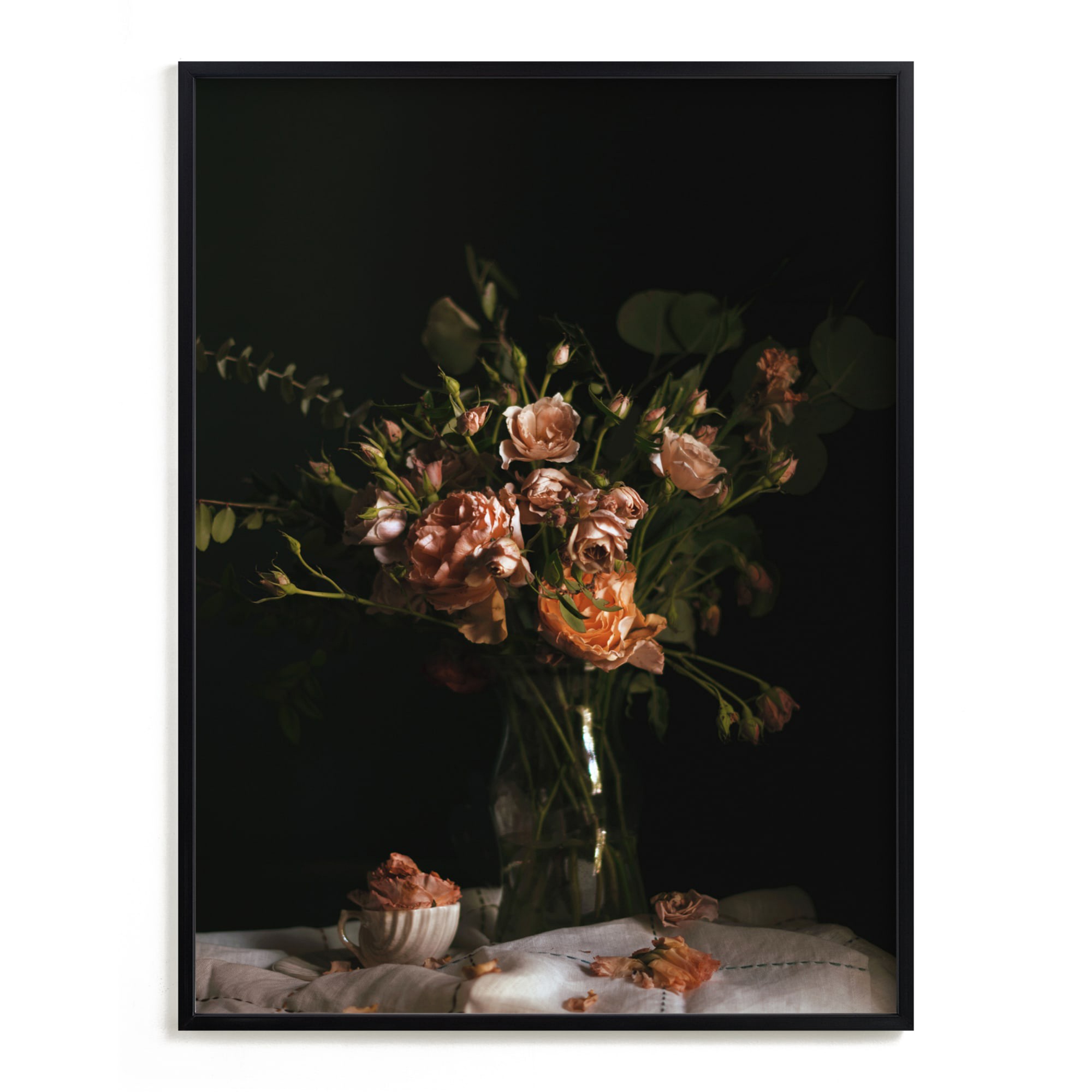 Moody Floral Still Life Limited Edition Kitchen Art by Minted