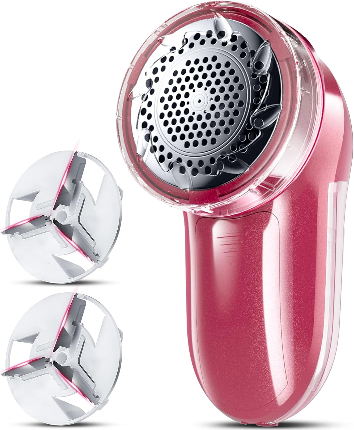 Bymore Fabric Shaver, Lint Remover, Lint Shaver Defuzzer Sweater Shaver for Clothes and Furniture AC Adapter or Battery Operated Pill Fuzz Remover