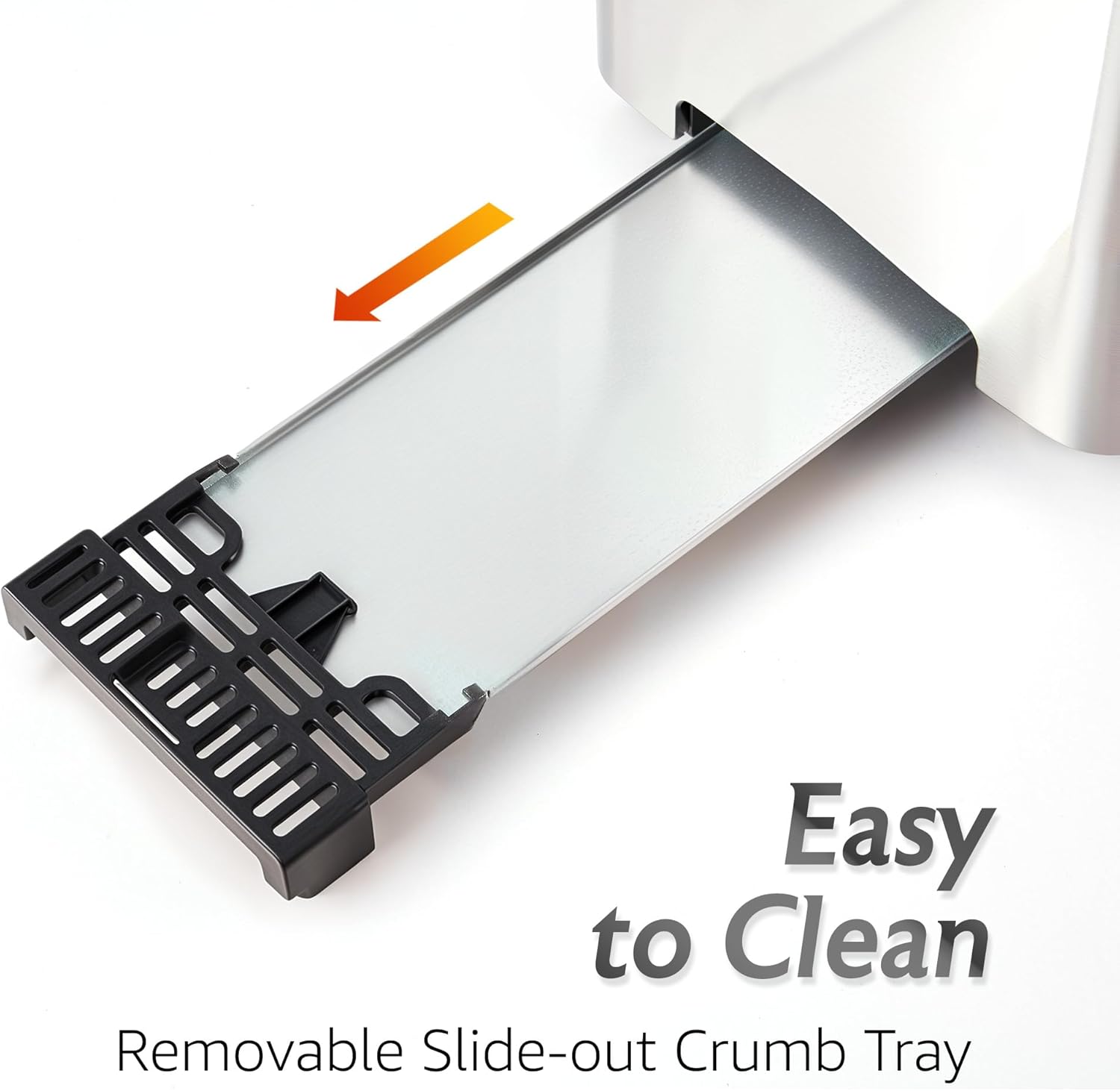 Elite Gourmet ECT-3100 Long Slot 4 Slice Toaster, Reheat, 6 Toast Settings, Defrost, Cancel Functions, Built-in Warming Rack, Extra Wide Slots for Bagels & Waffles, Stainless Steel & Black