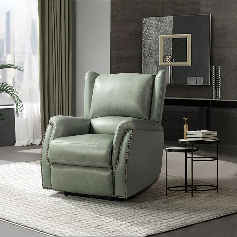 Flora Genuine Leather Power Recliner