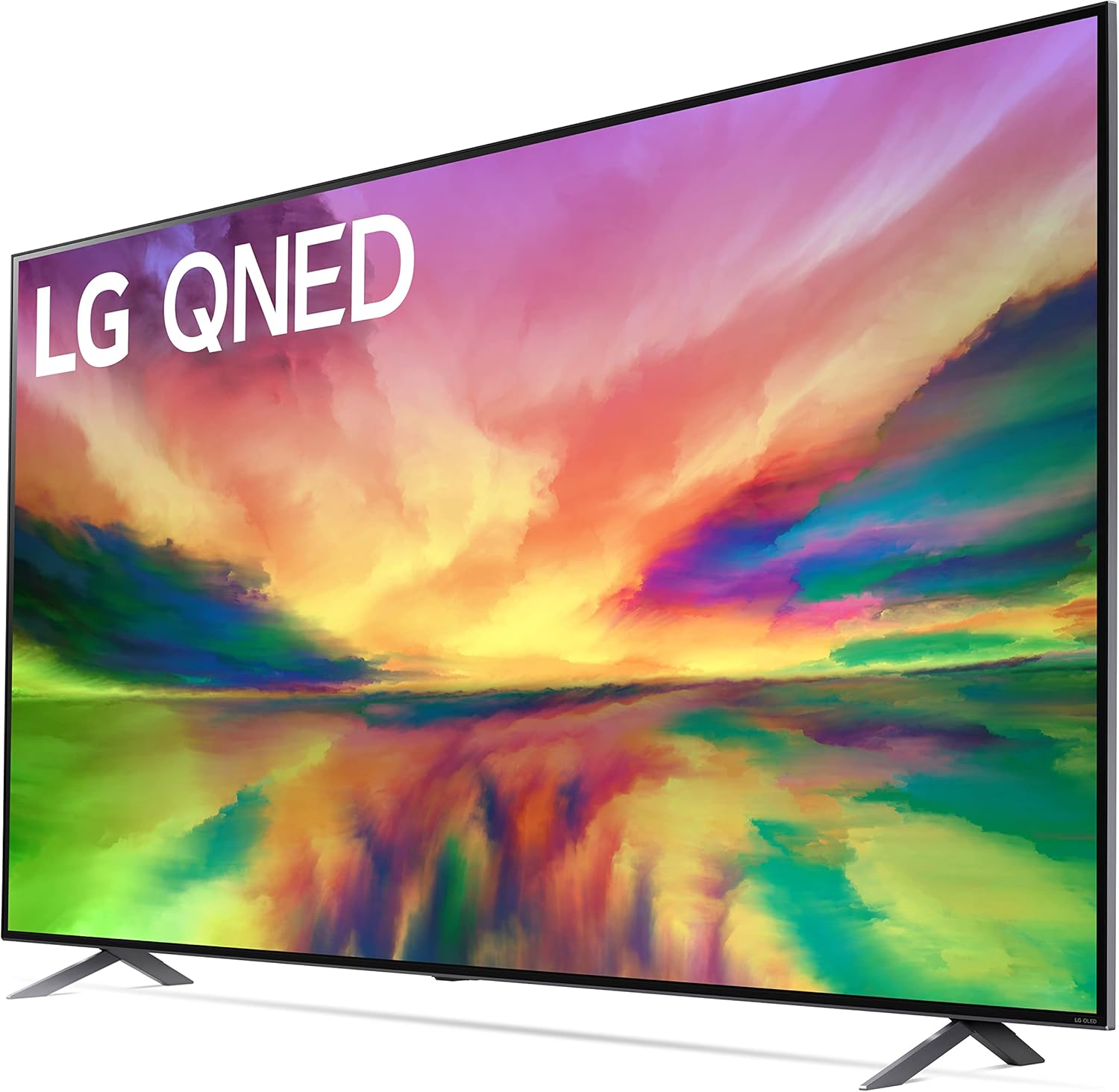 LG QNED80 Series 65-Inch Class QNED Mini LED Smart TV 4K Processor Smart Flat Screen TV for Gaming with Magic Remote AI-Powered 65QNED80URA, 2023 with Alexa Built-in,Black