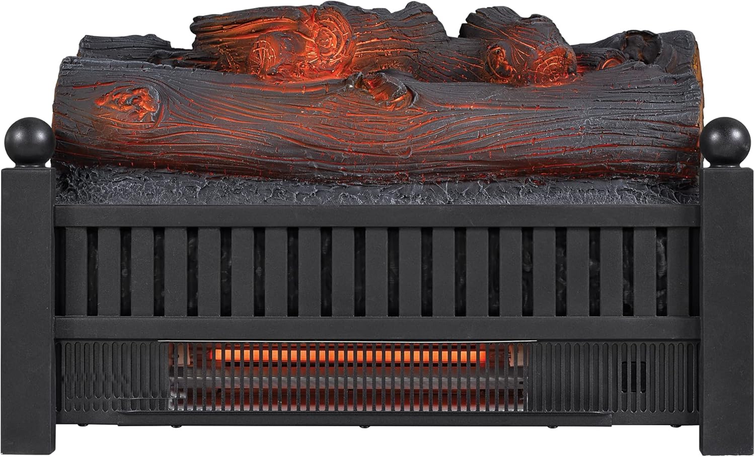 duraflame Electric Log Set 400 Sq Ft Heater, Faux Logs Insert with Lifelike Flames for Existing Fireplaces, Remote Control Included