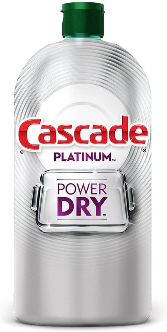 Cascade Platinum Rinse Aid 16 oz (155 loads)