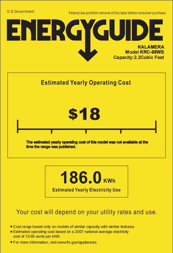 Kalamera 24 inch Wine Cooler, 46 Bottle - Dual Zone Built-in or Freestanding Fridge with Stainless Steel Reversible Glass Door, for Home, Kitchen, or Office.