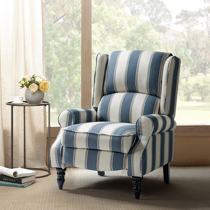 Erdeni Upholstered Manual Wingback Recliner Chair