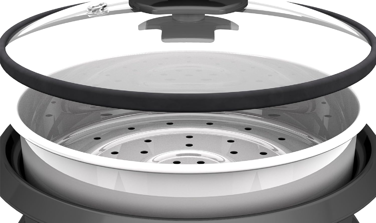 BLACK+DECKER 6-Cup Rice Cooker, RC506, 3-cup Uncooked Rice, Steaming Basket, Removable Non-Stick Bowl, One Touch