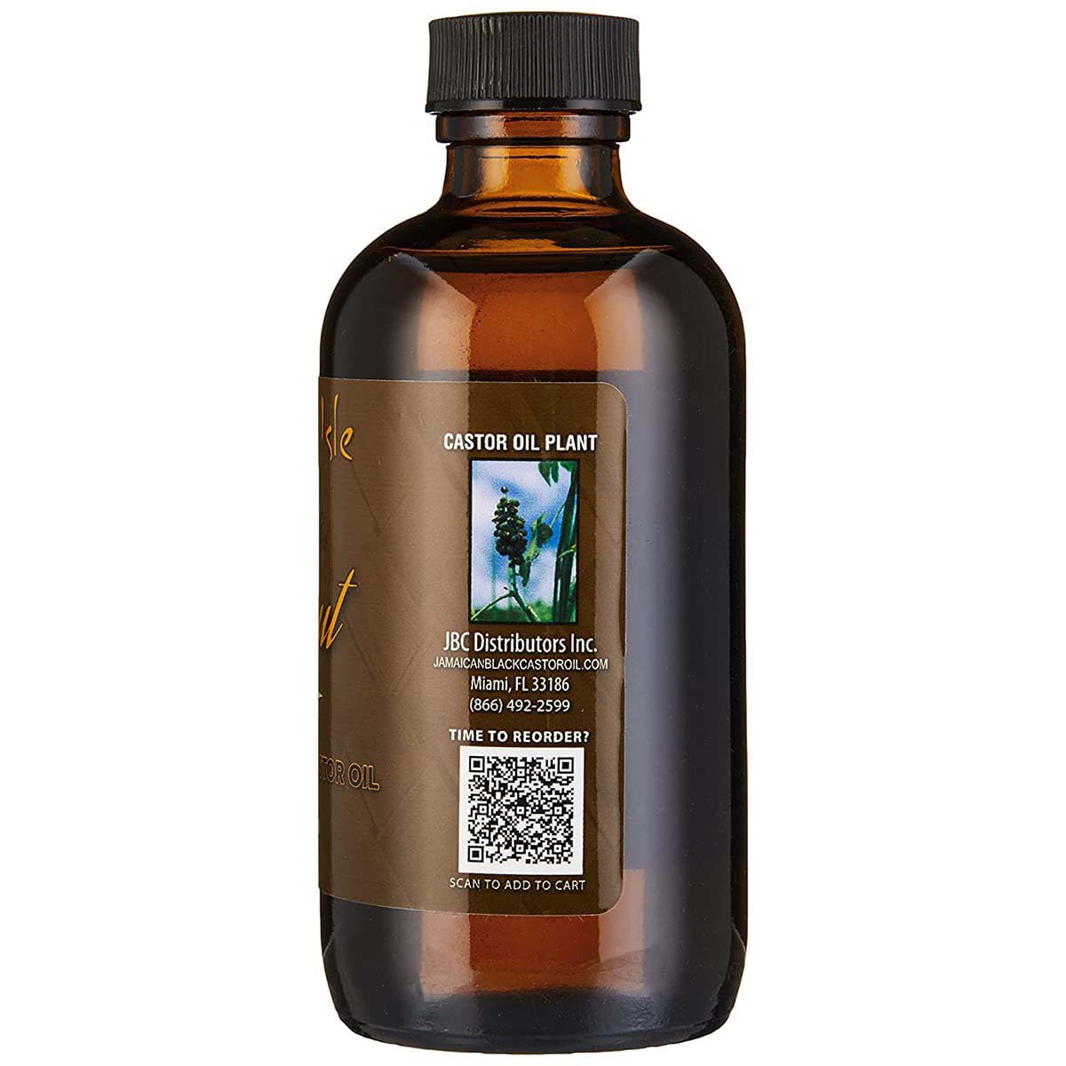 Sunny Isle Jamaican Black Castor Oil 4oz | 100% Natural Treatment for Hair, Scalp and Skin