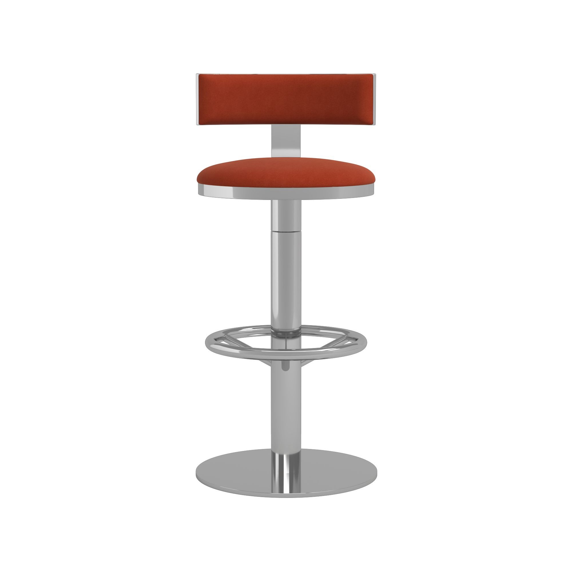 Larkin Upholstered Pedestal Counter & Bar Stool