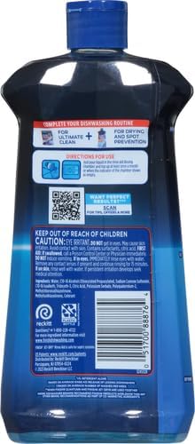 Finish Jet-dry, Rinse Agent, Ounce Blue 32 Fl Oz