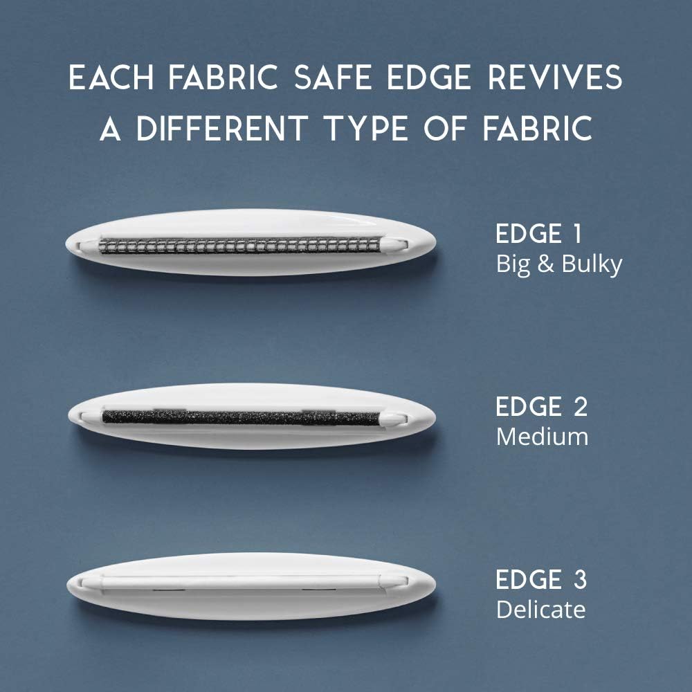 GLEENER Battery-Free Fabric Shaver & Lint Brush | Ultimate Fuzz Remover | Adjustable Depiller Lint Remover for Clothing & Furniture (Slate Blue)