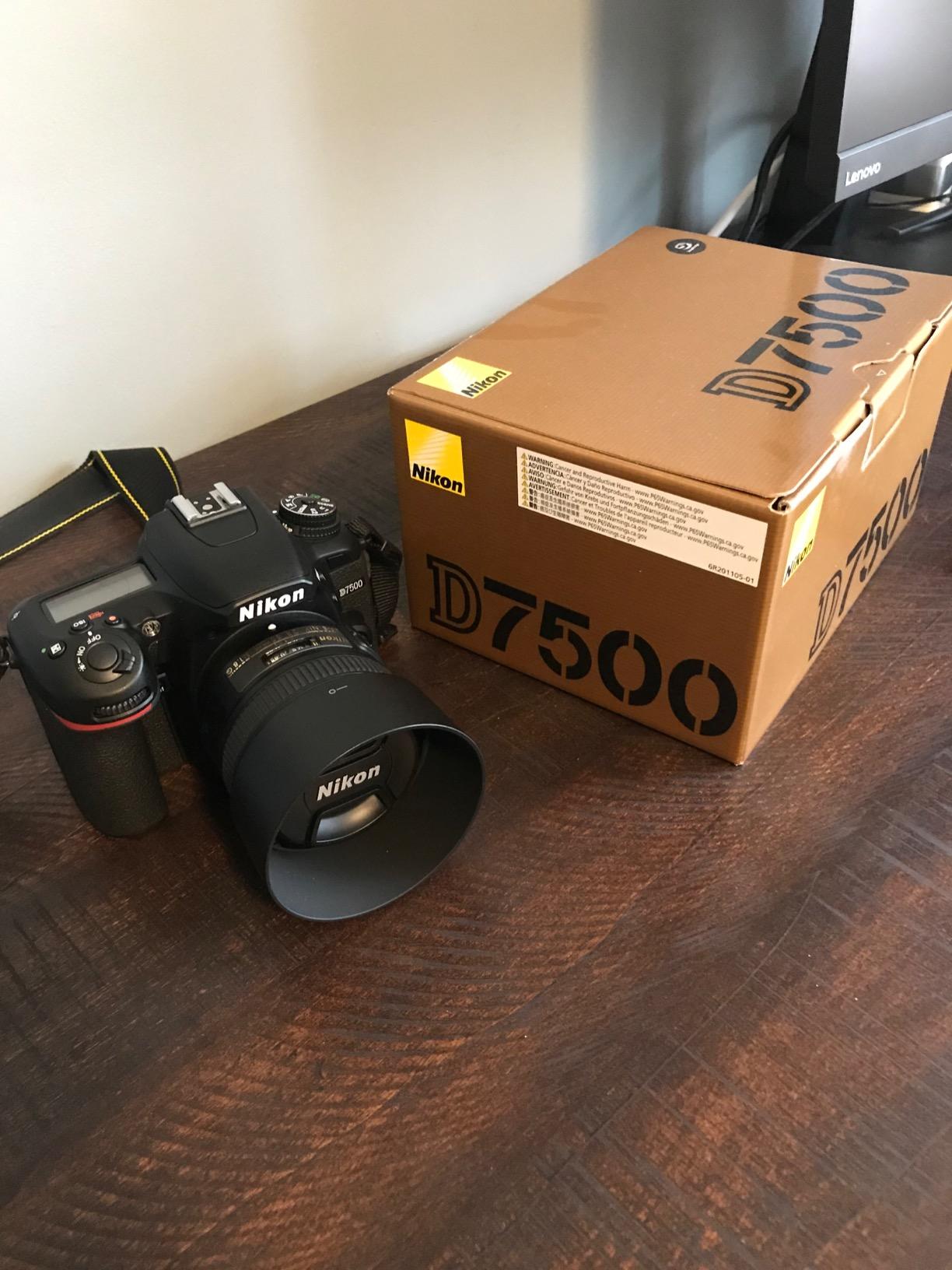 2025-Nikon D7500 20.9MP DSLR Camera with AF-S DX NIKKOR 18-140mm f/3.5-5.6G ED VR Lens, Black