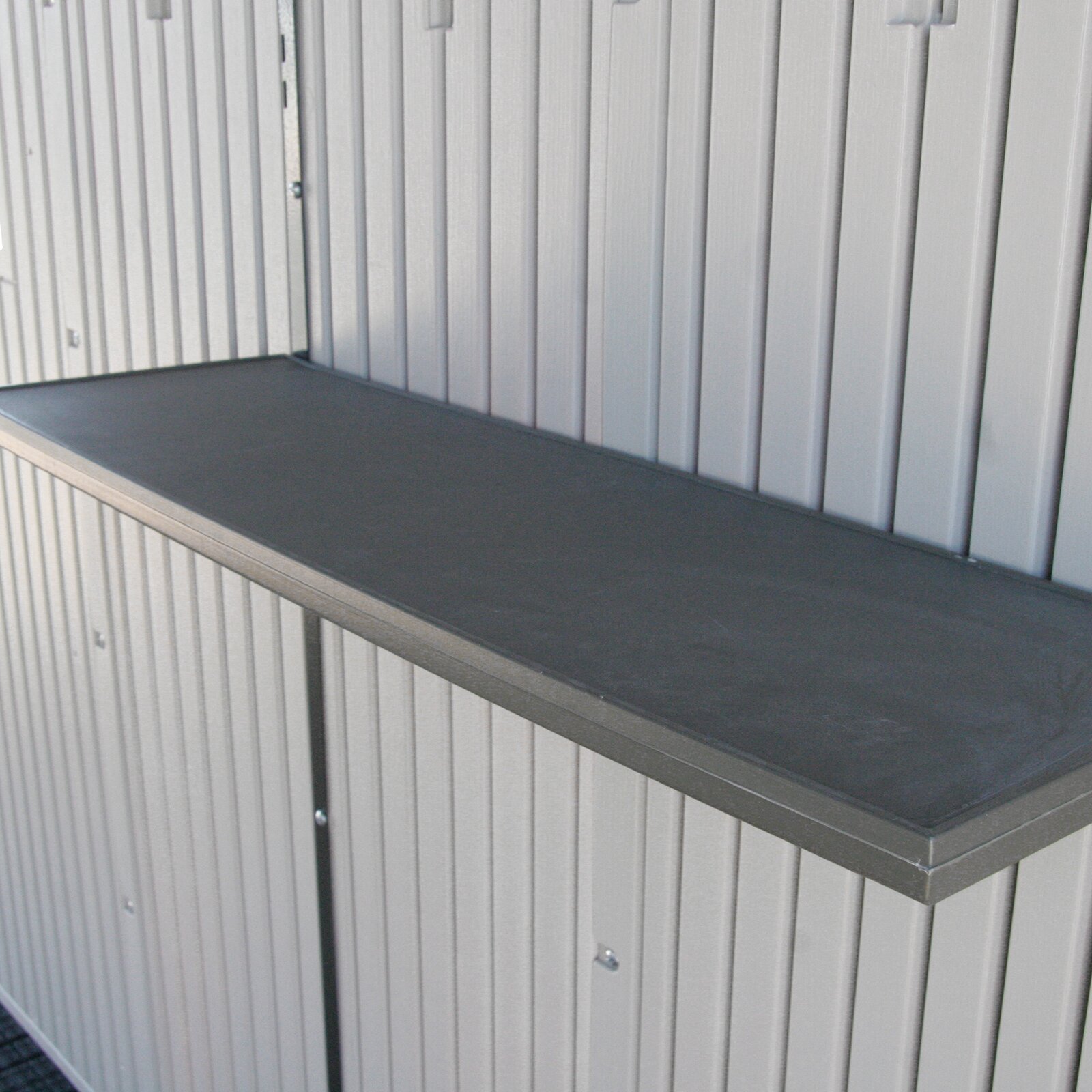 8 ft. W x 7 ft. 4 in. D Plastic Storage Shed