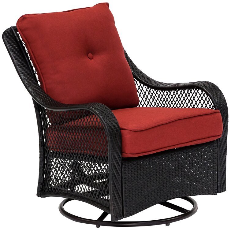 3-Piece Steel Patio Fire pit Conversation Set with Sahara Sand Cushions and 26 in. Square Fire pit Side Table