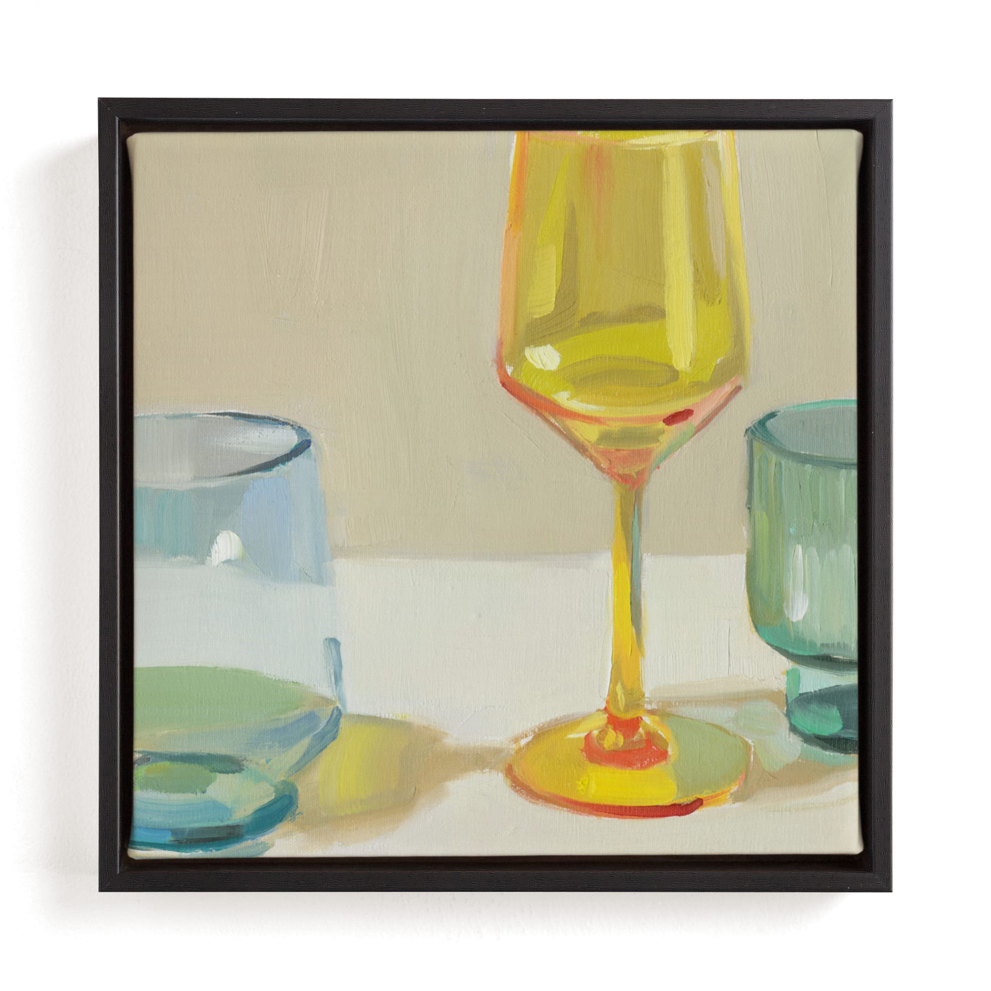 Rainbow Glassware 2 Open Edition Kitchen Art by Minted
