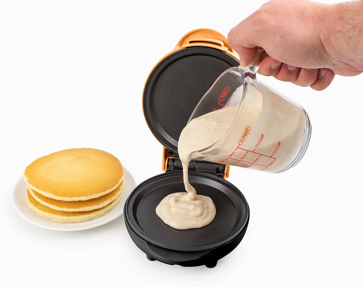 Nostalgia MyMini Personal Electric Skillet & Rapid Noodle Maker, Perfect For Healthy Keto & Low-Carb Diets, Yellow