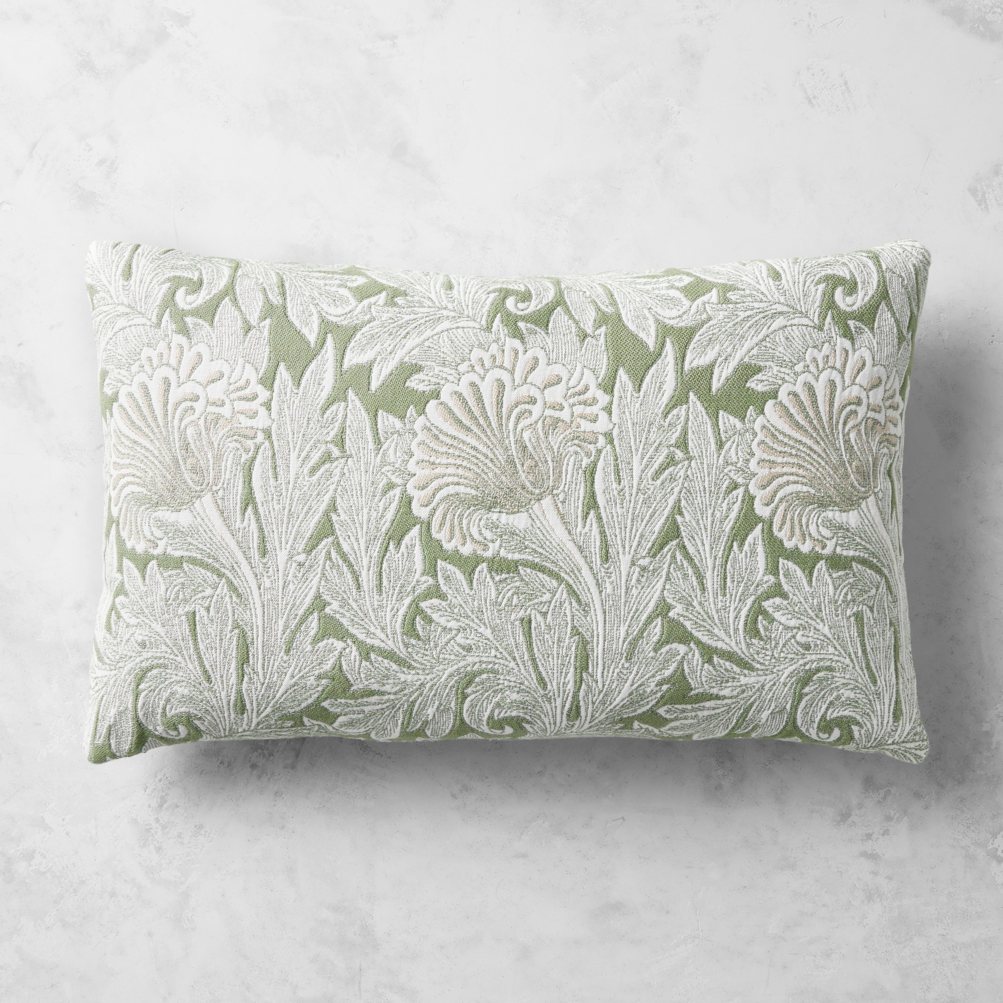 Morris & Co. x Williams Sonoma Home Reversible Performance Pillow Cover, Larkspur