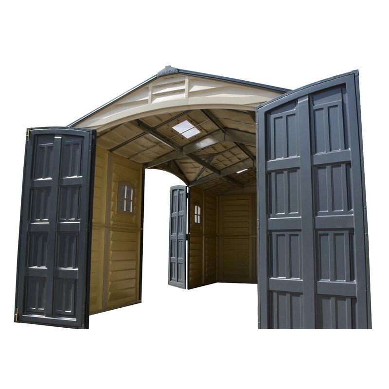 Apex Pro 15 ft. W x 8 ft. D Plastic Storage Shed