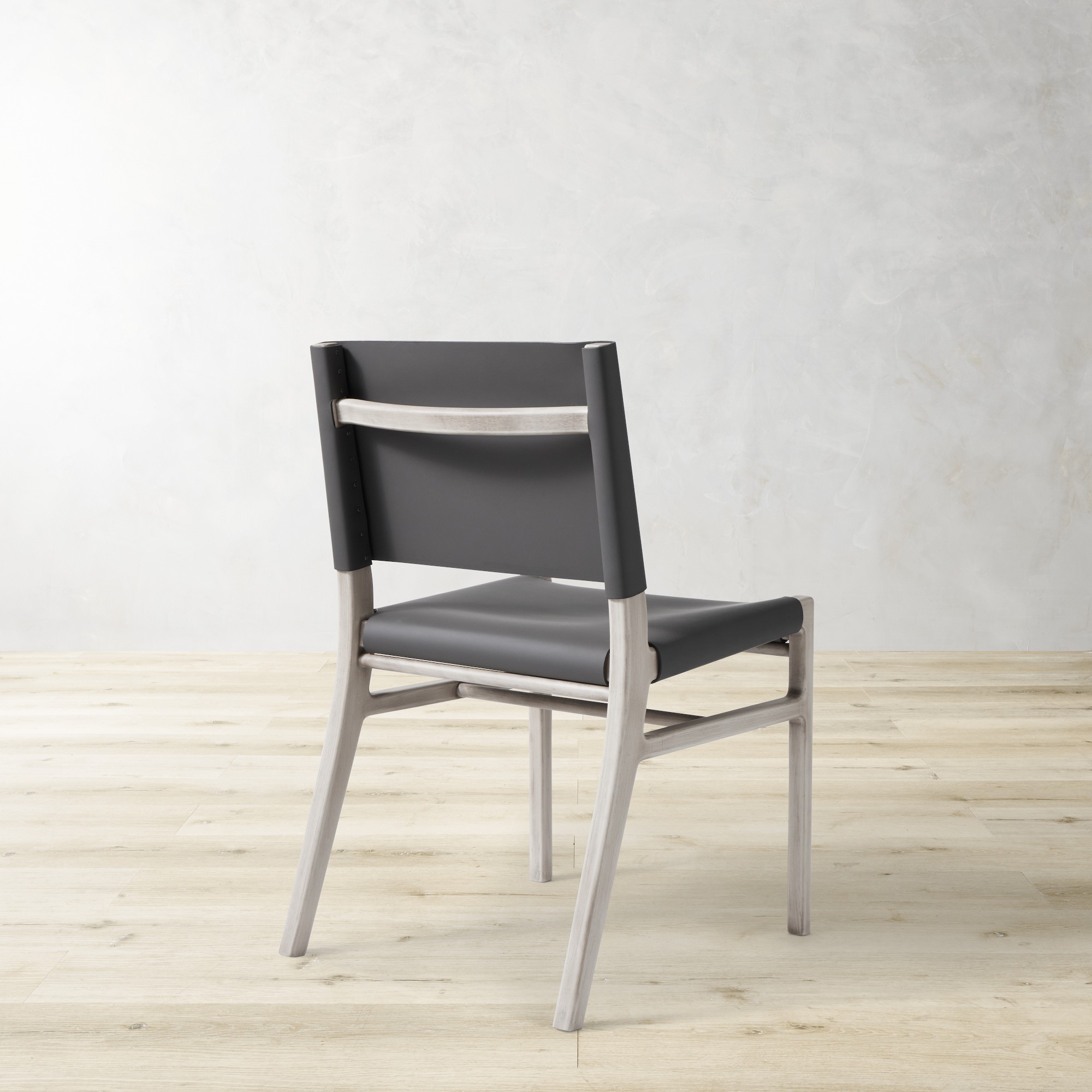 Stratton Leather Slung Side Chair
