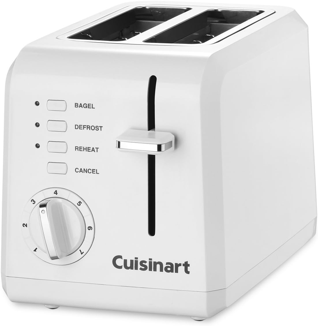 Cuisinart CPT-122BK 2-Slice Compact Plastic Toaster, Black