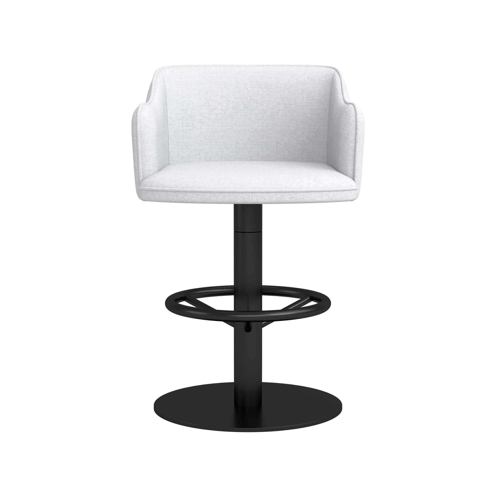 Harding Upholstered Pedestal Counter  & Bar Stool