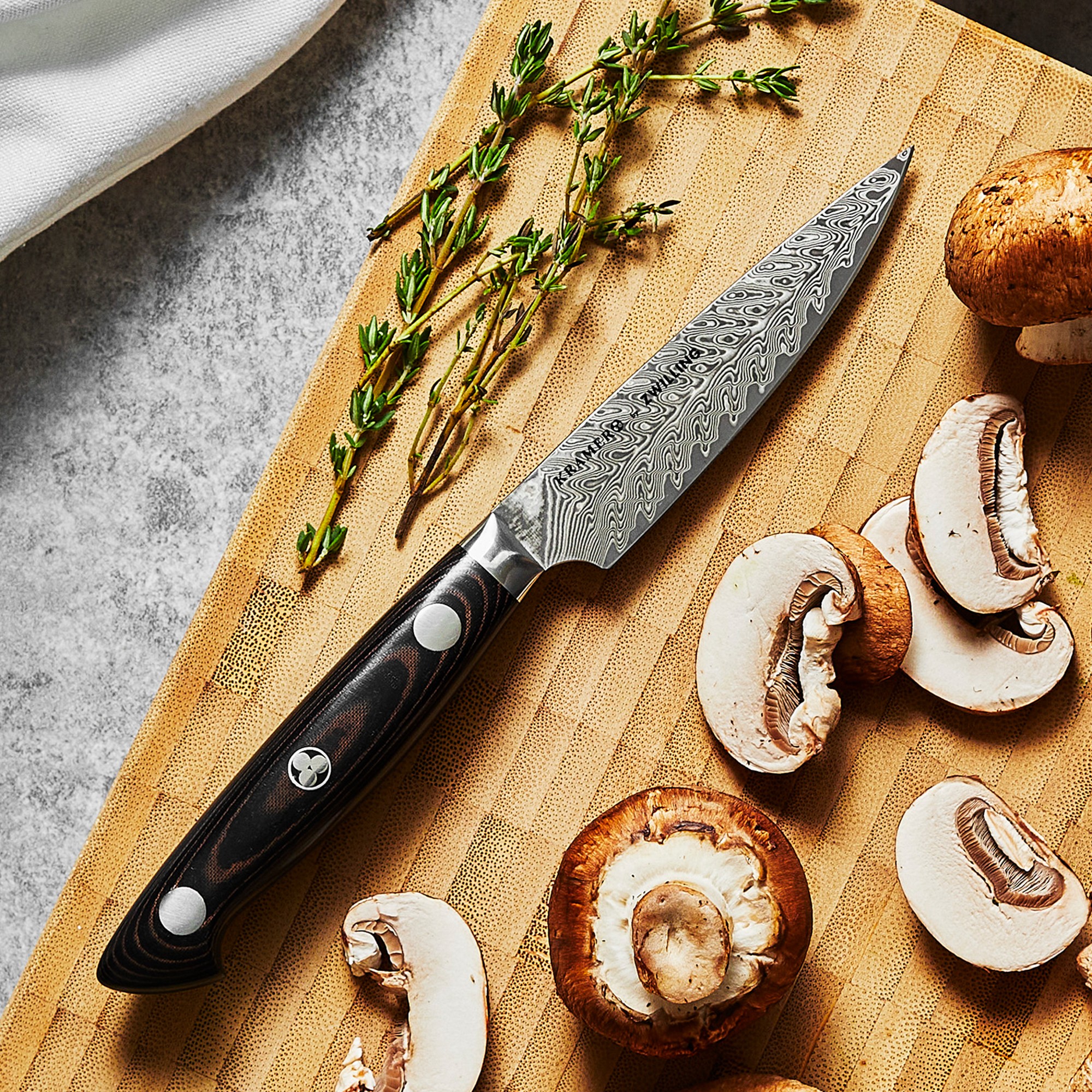 Zwilling Bob Kramer Damascus Steel Paring Knife, 3 1/2