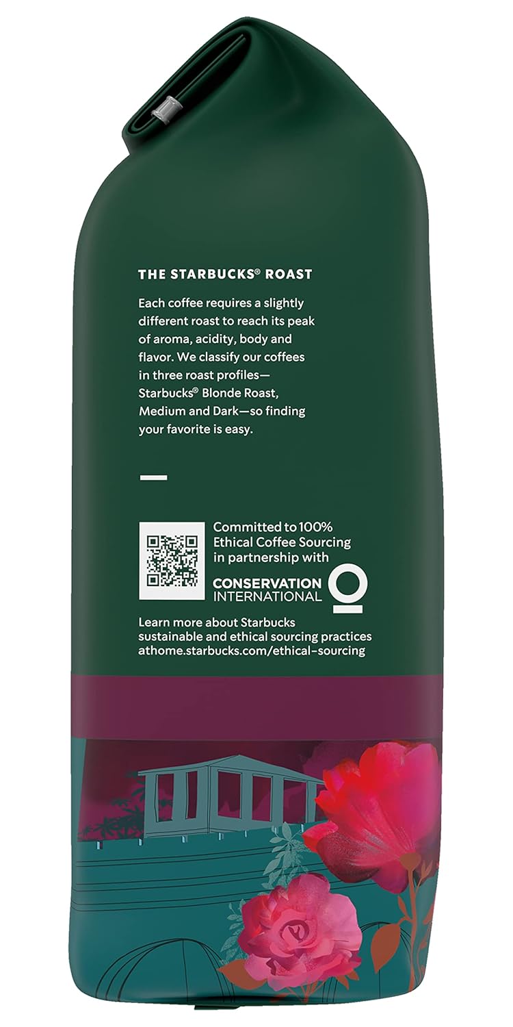 Starbucks Ground Coffee, Dark Roast Coffee, Caffè Verona, 100% Arabica, 1 bag (28 oz)