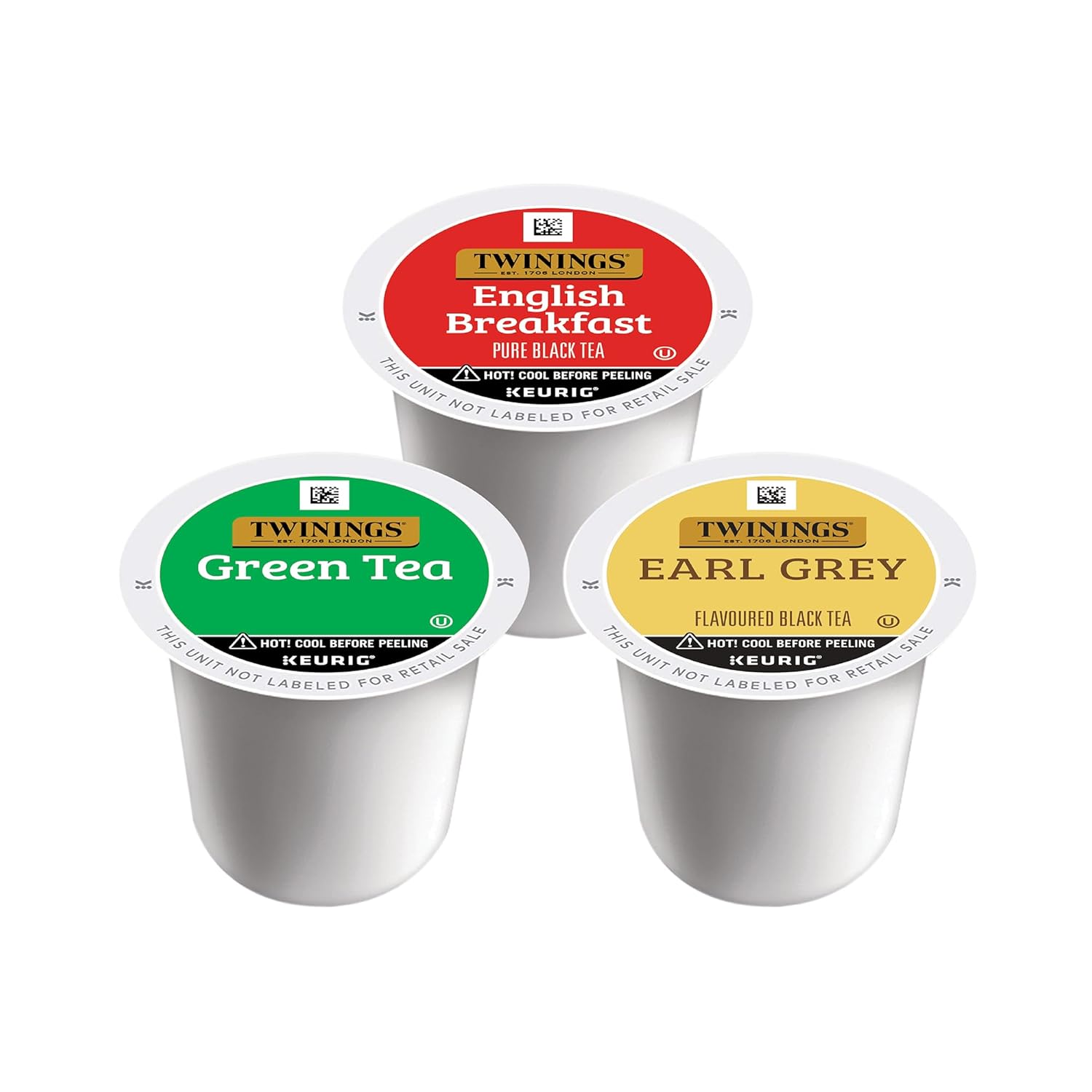 Twinings English Breakfast Black Tea K-Cup Pods for Keurig, 24 Count (Pack of 1), Smooth, Flavourful, Robust, Caffeinated, Enjoy Hot or Iced | Packaging May Vary