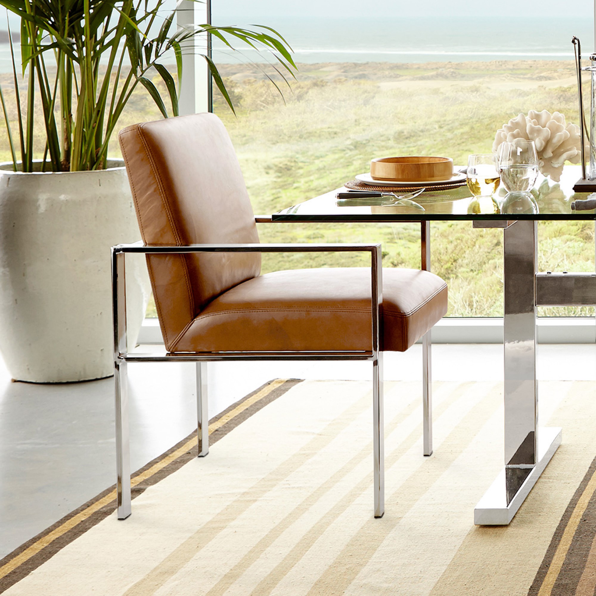 Mercer Upholstered Dining Armchair