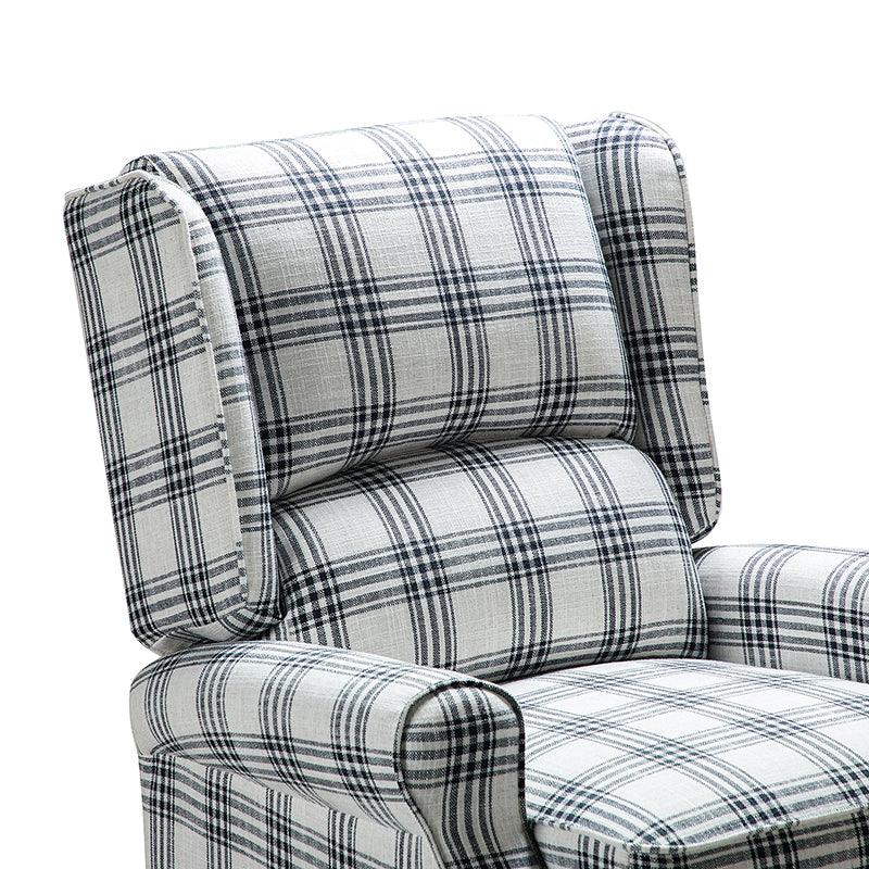 Erdeni Upholstered Manual Wingback Recliner Chair