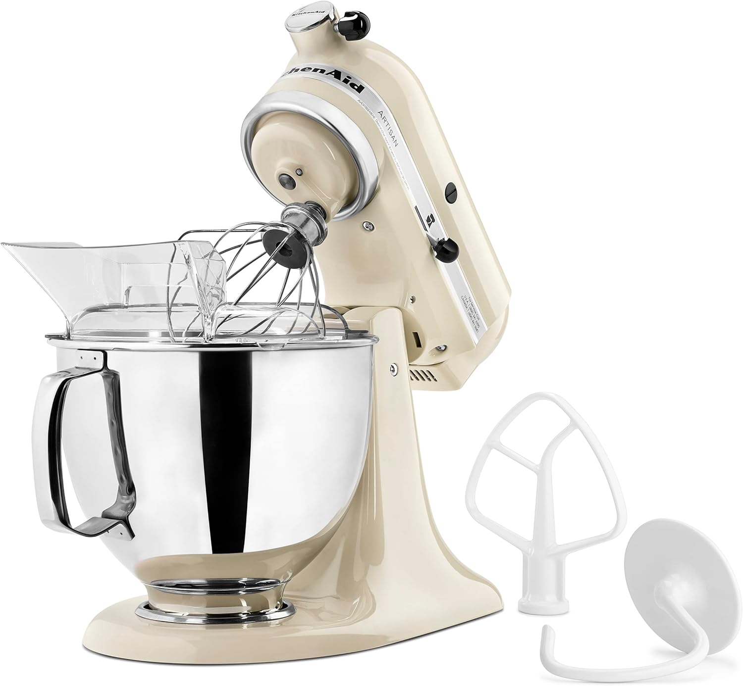 KitchenAid Artisan Series 5 Quart Tilt Head Stand Mixer with Pouring Shield KSM150PS, Removable bowl, Aqua Sky