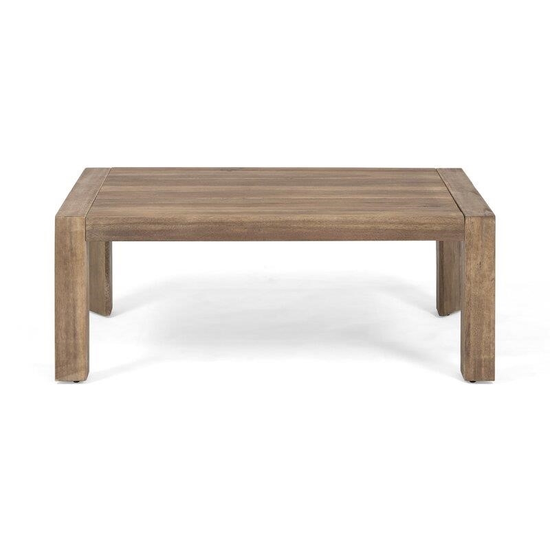 Mabie Solid Wood 4 - Person Seating Group with Cushions