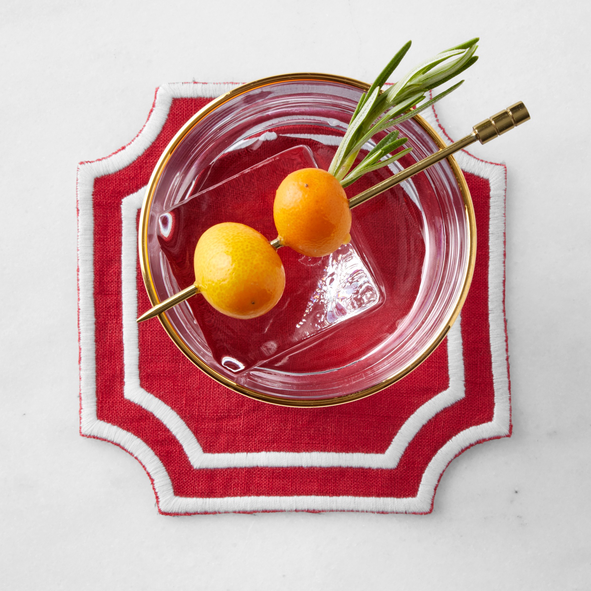 Cartouche Coasters, Set of 4