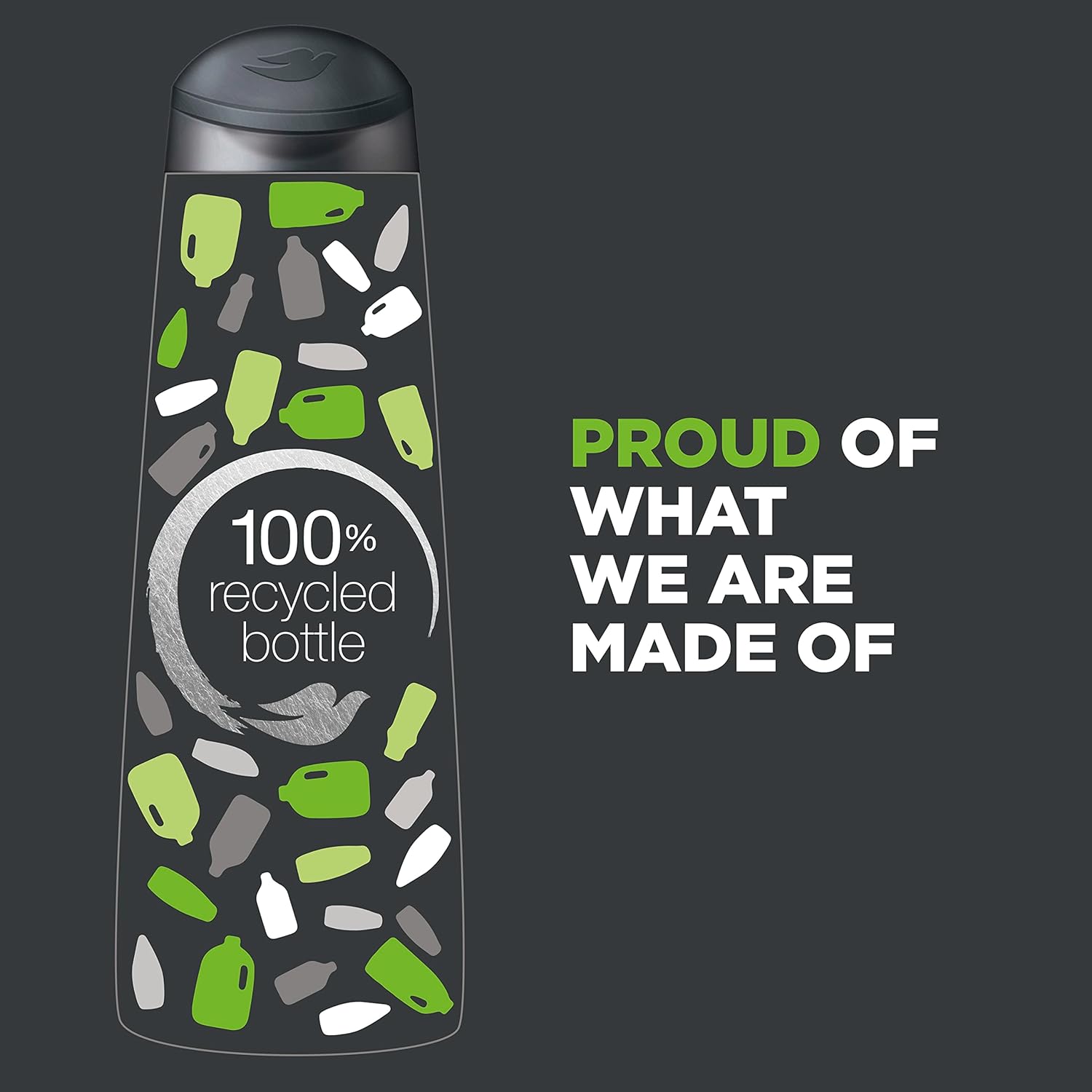 DOVE MEN + CARE Fortifying 2-in-1 Shampoo and Conditioner Fresh and Clean with Caffeine 4 Count For Everyday Care Helps Strengthen and Nourish Hair 12 oz