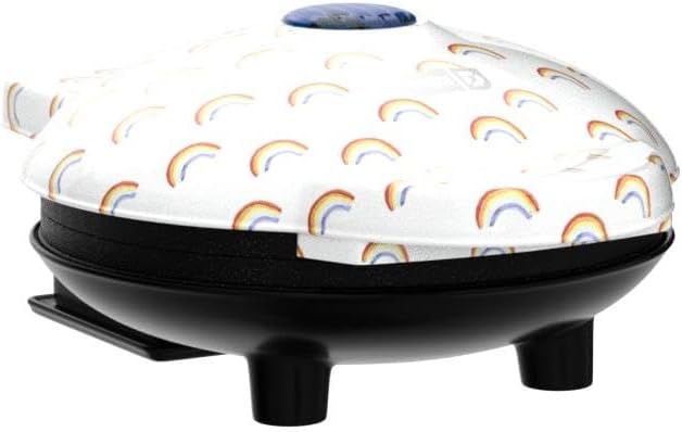 DASH Mini Waffle Maker - 4” Waffle Mold, Nonstick Waffle Iron with Quick Heat-Up, PTFE Nonstick Surface - Perfect Mini Waffle Maker for Kids and Families, Just Add Batter (Aqua)