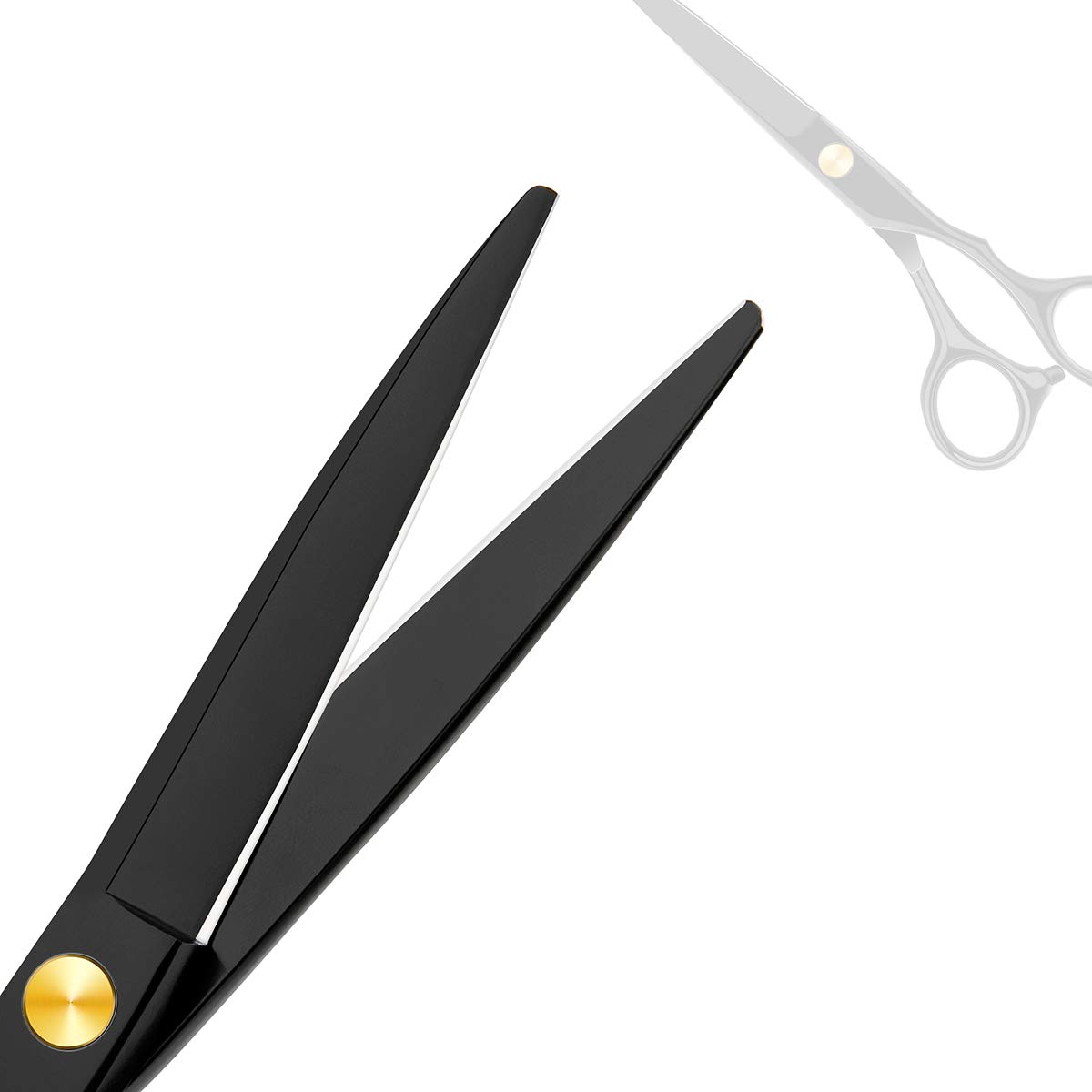 Hair Cutting Scissors Professional Home Haircutting Barber/Salon Thinning Shears Kit with Comb and Case for Men/Women (Silver)