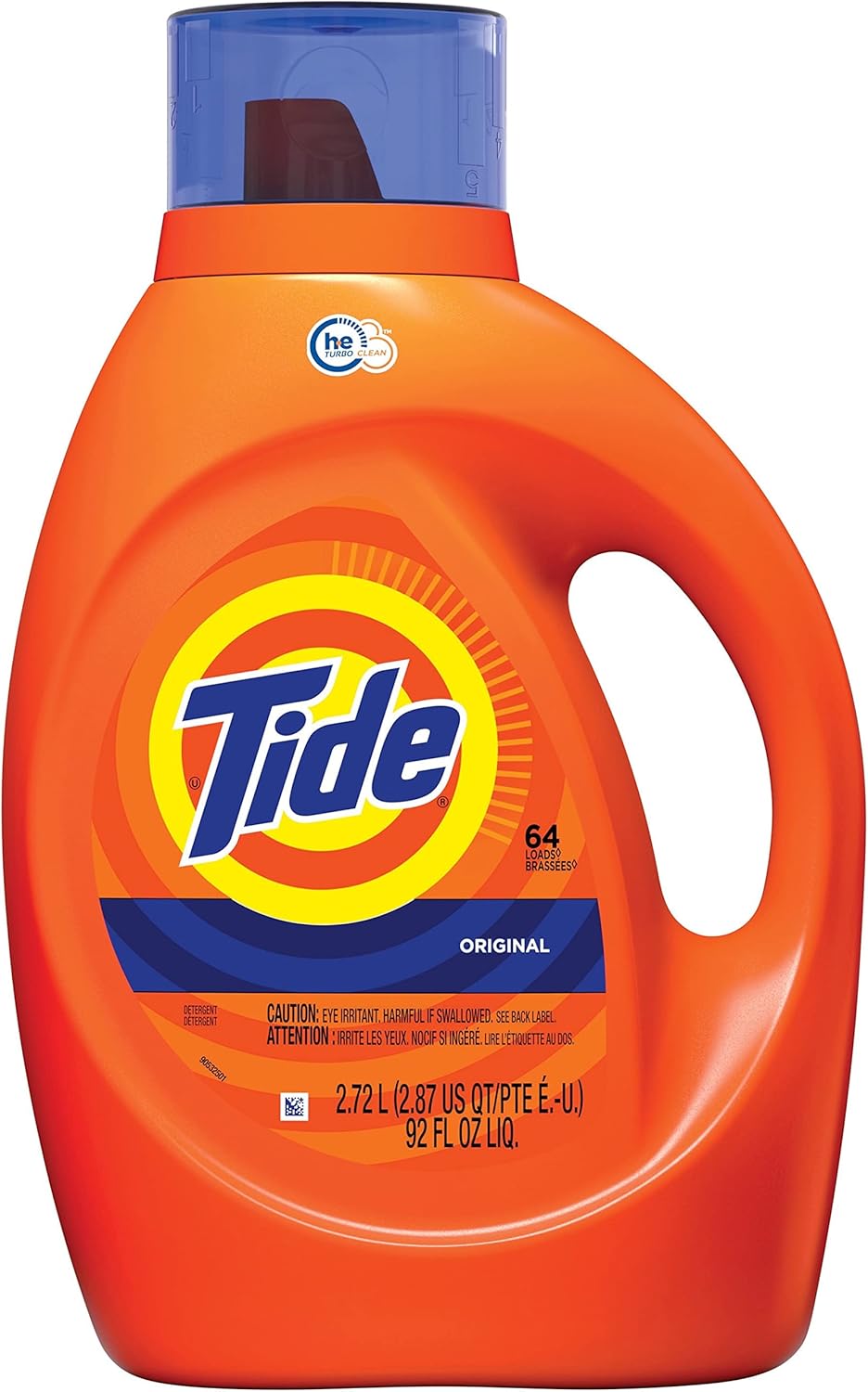 Tide Liquid Laundry Detergent Soap, Original Scent, HE Compatible, 64 Loads, 84 fl oz