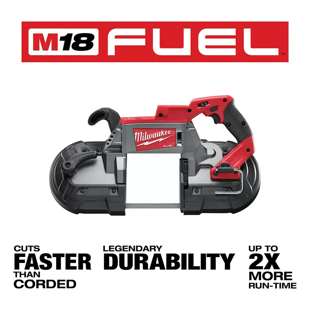 Milwaukee Pre-Sale 2729-20-20 M18 FUEL 18V Deep Cut Band Saw w/ M18 Fuel Grinder