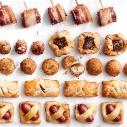 Bacon Wrapped Beef Tenderloin with Gorgonzola, Set of 12