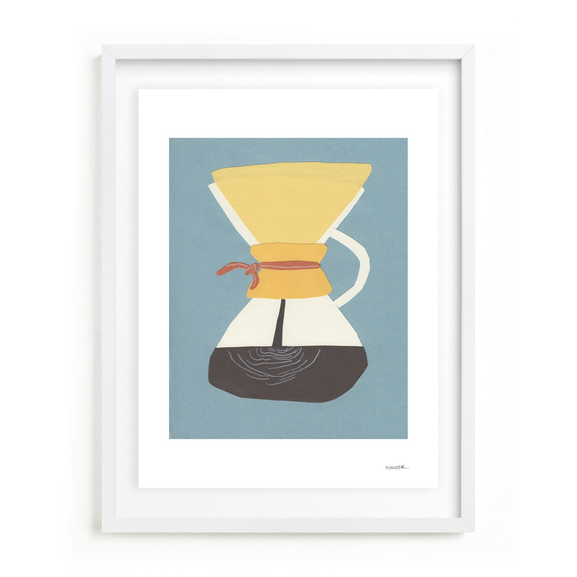 Coffee Maker Limited Edition Kitchen Art by Minted