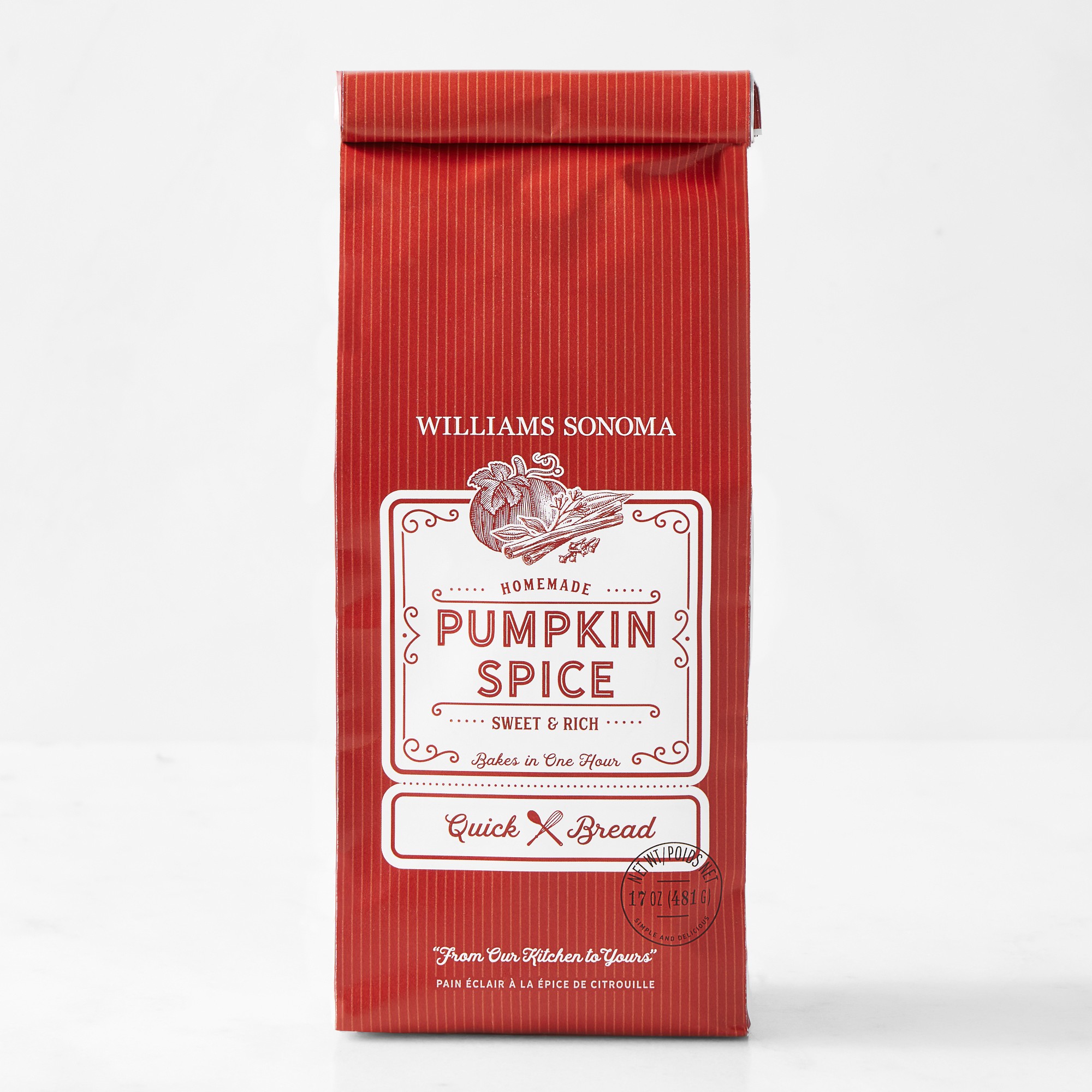 Williams Sonoma Quick Bread Mix, Pumpkin Spice