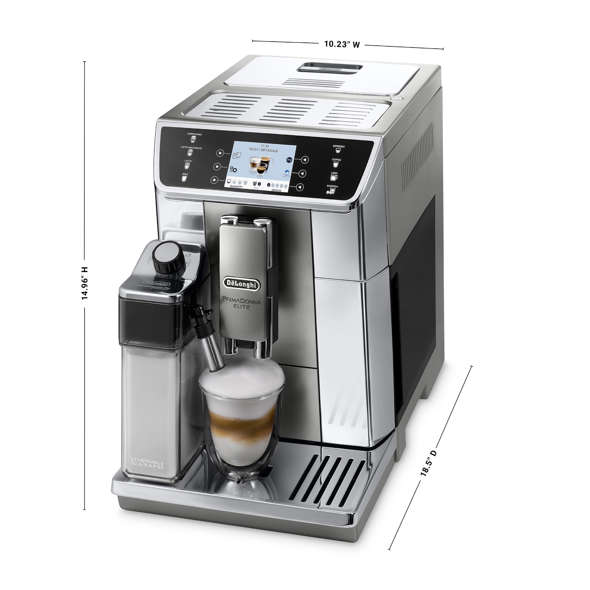 De'Longhi Prima Donna Elite Fully Automatic Espresso Machine
