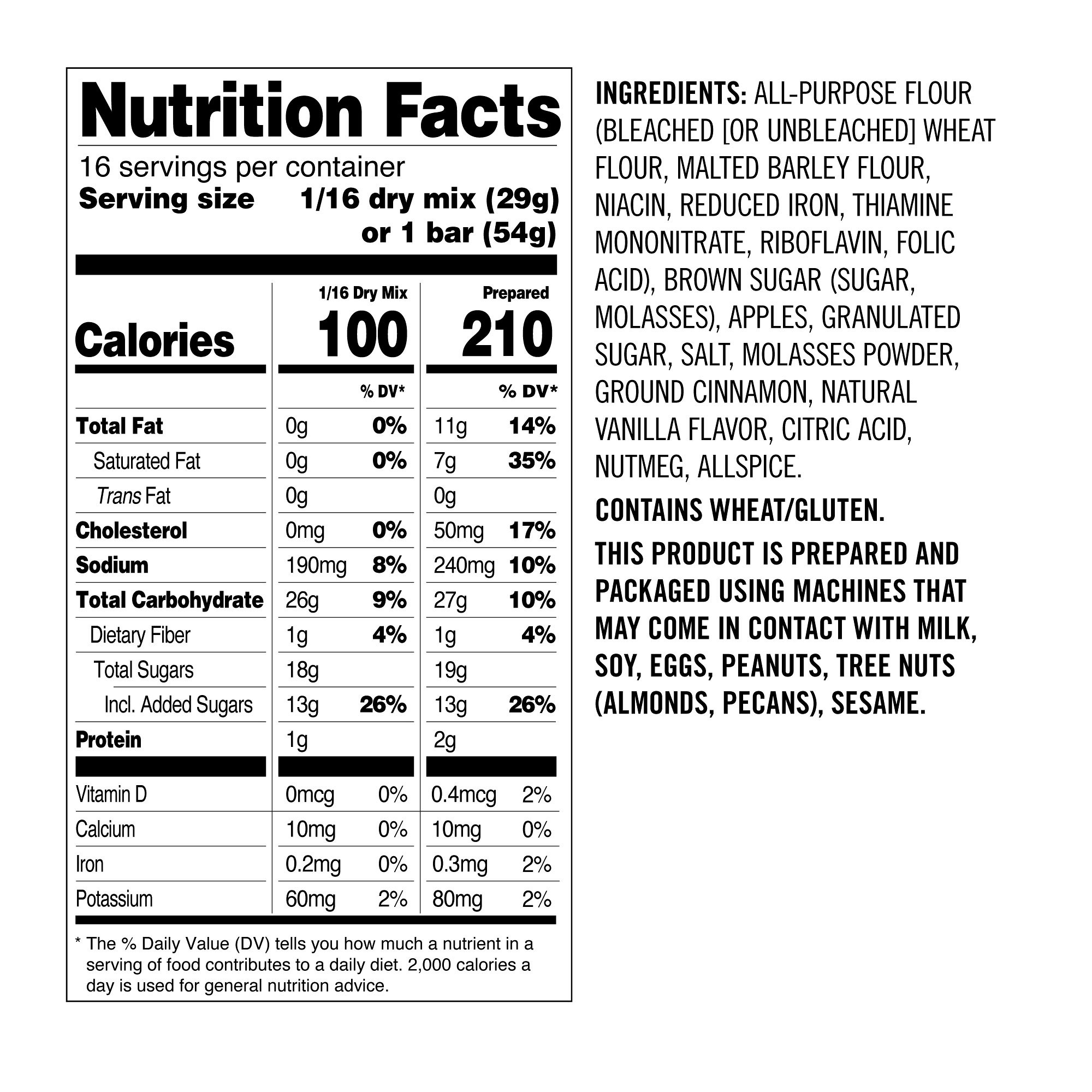 Williams Sonoma Gooey Apple Bar Mix