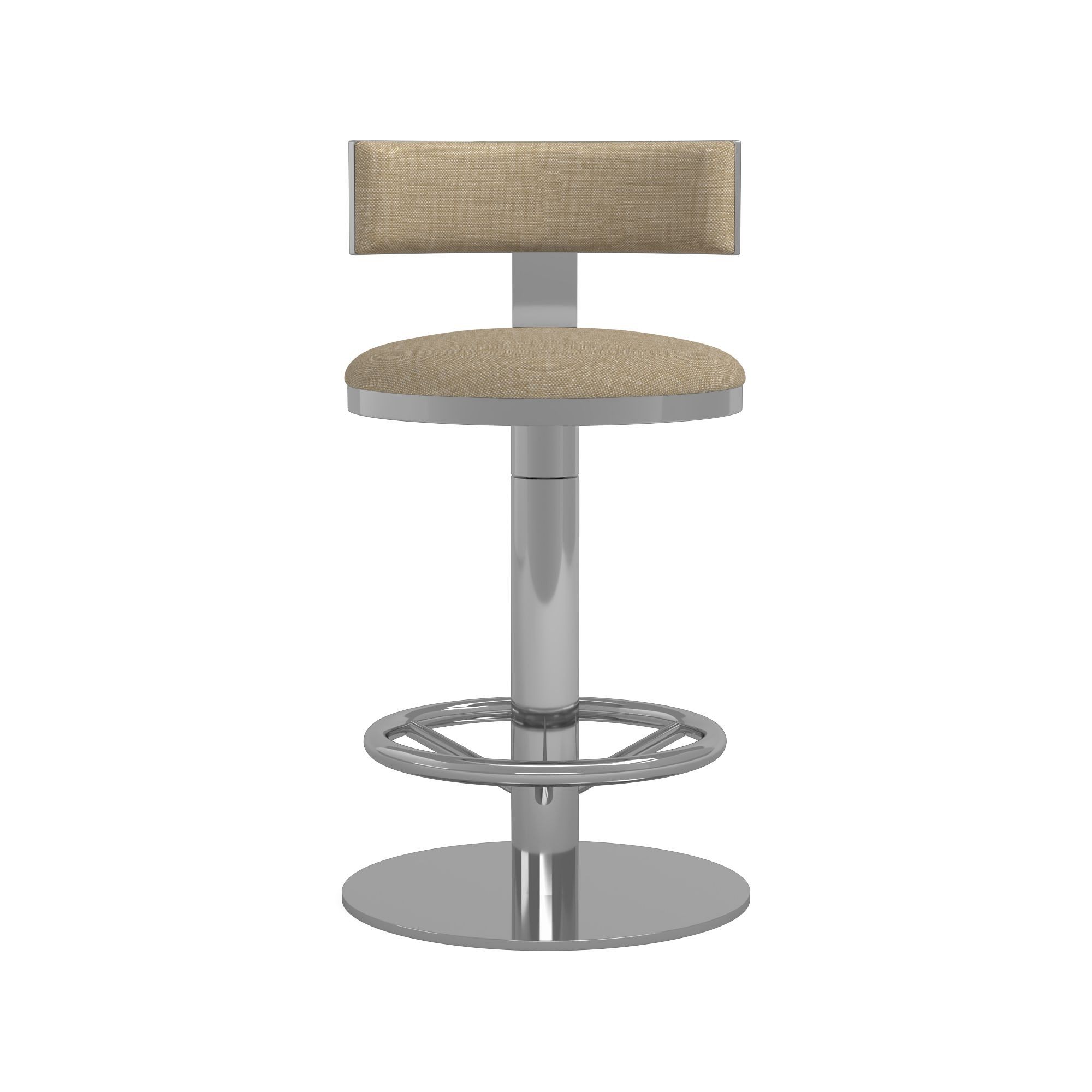 Larkin Upholstered Pedestal Counter & Bar Stool