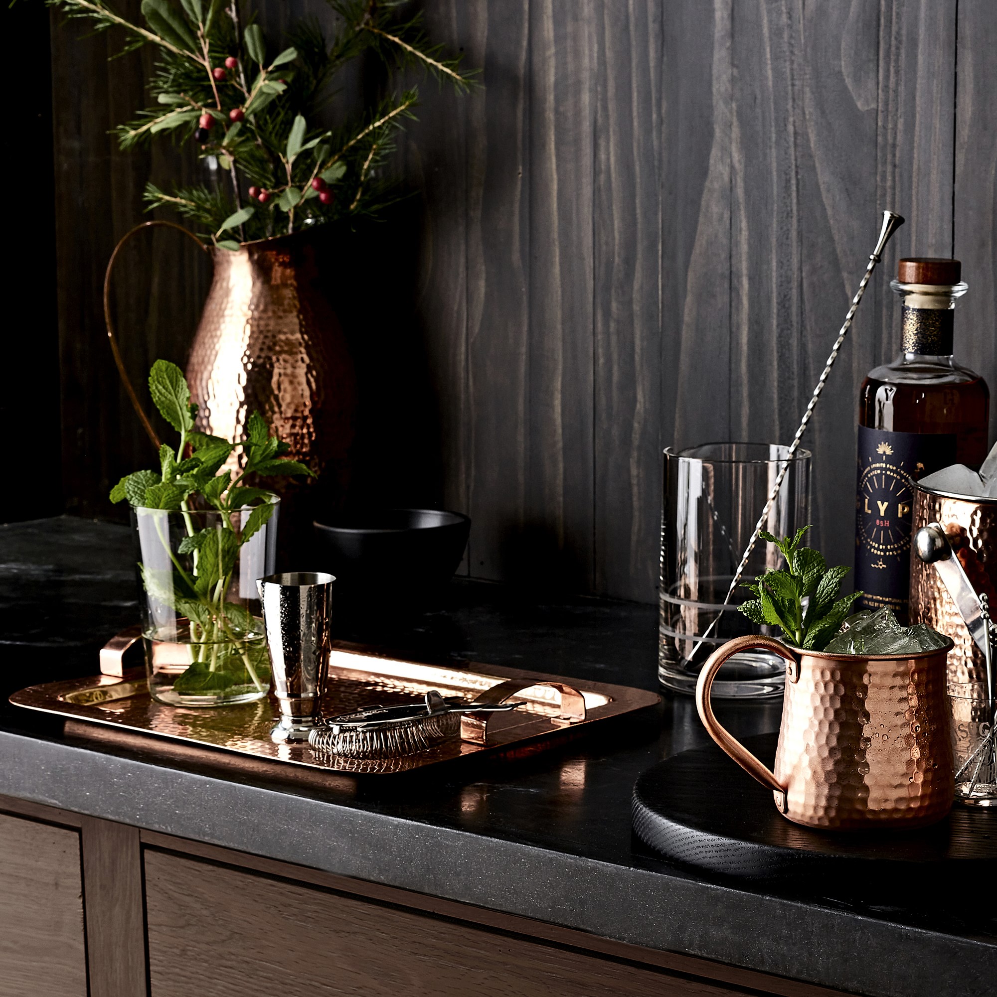 Authentic Hammered Copper Mug