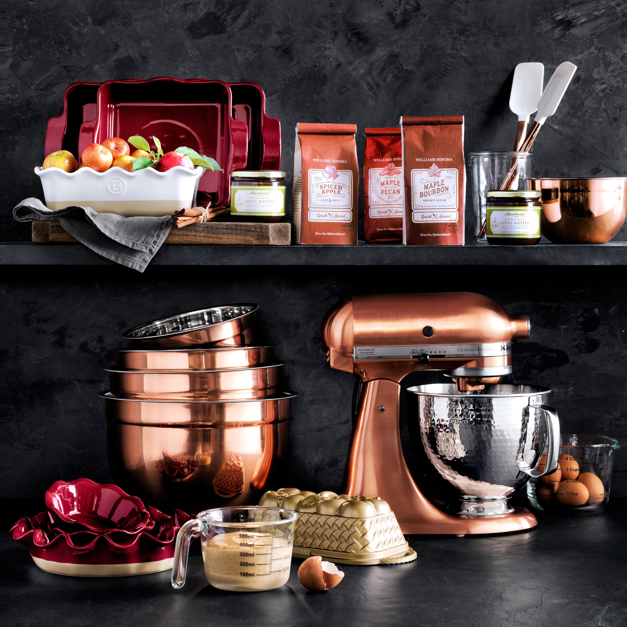 Emile Henry French Ceramic Ruffled Rectangular Baker