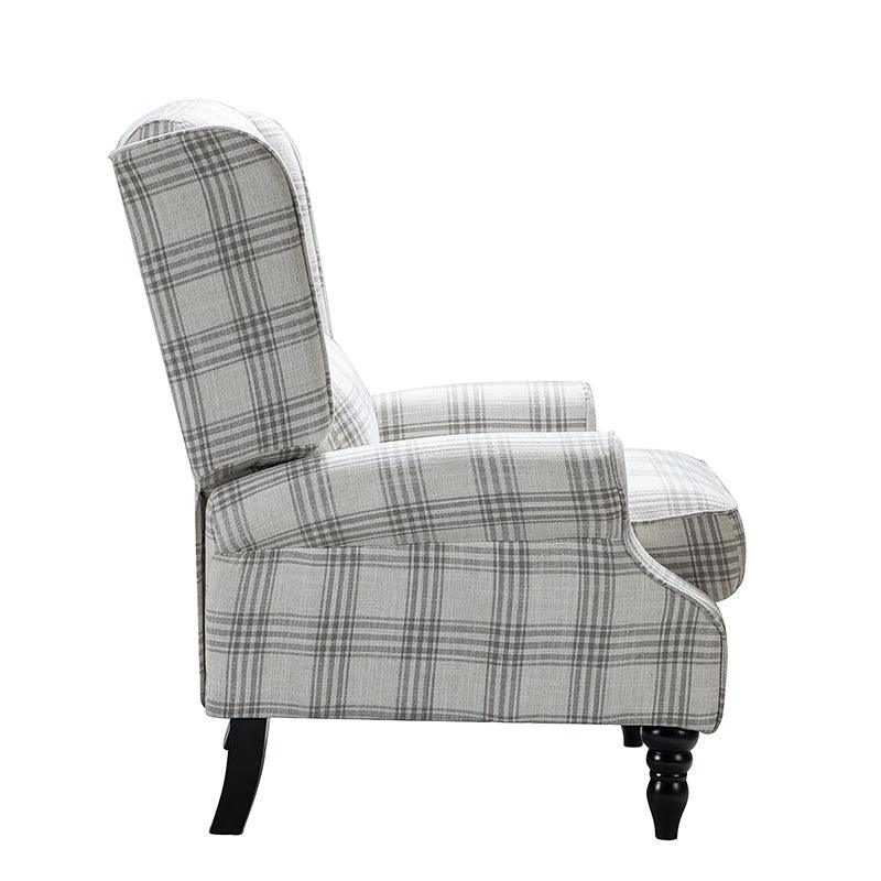 Erdeni Upholstered Manual Wingback Recliner Chair